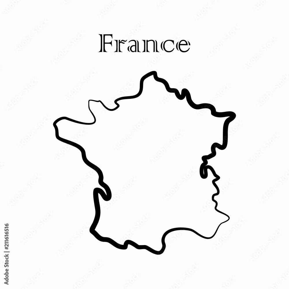 the France map