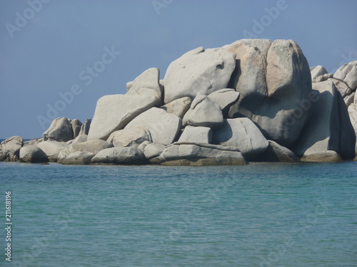 Corsica, scogliere sull'Isola Lavezzi