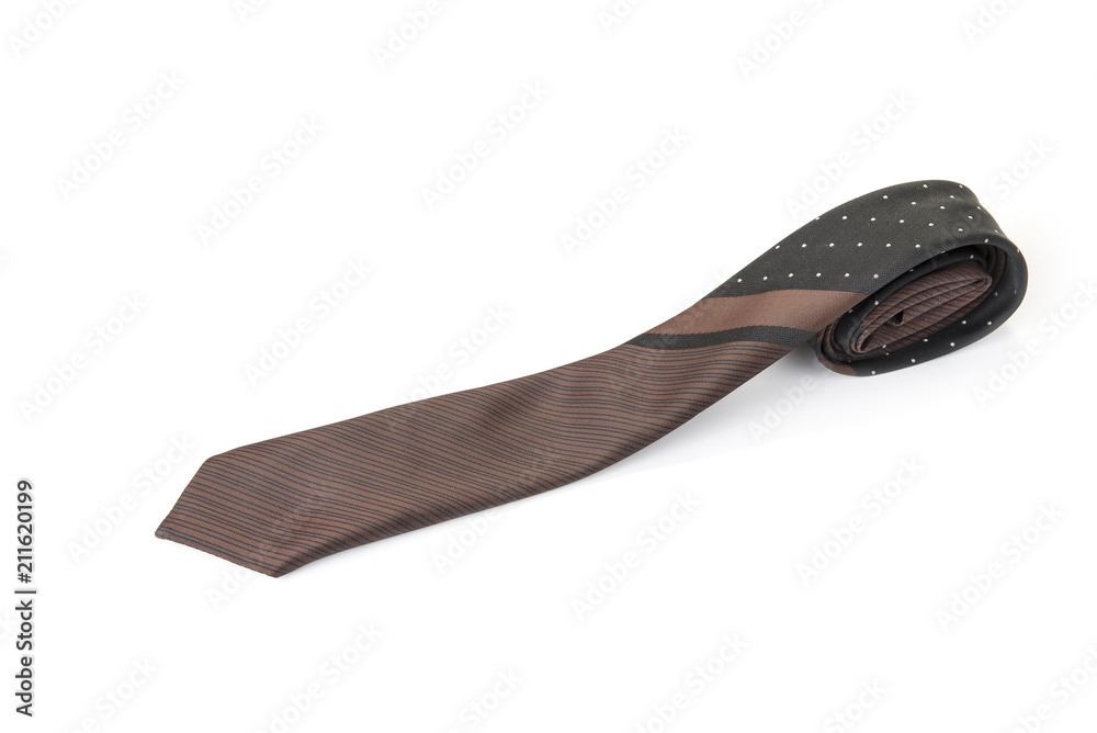 Man tie on the white background Man tie on the white background