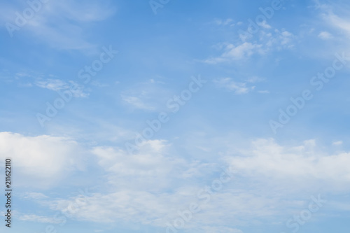 Blue sky with clouds