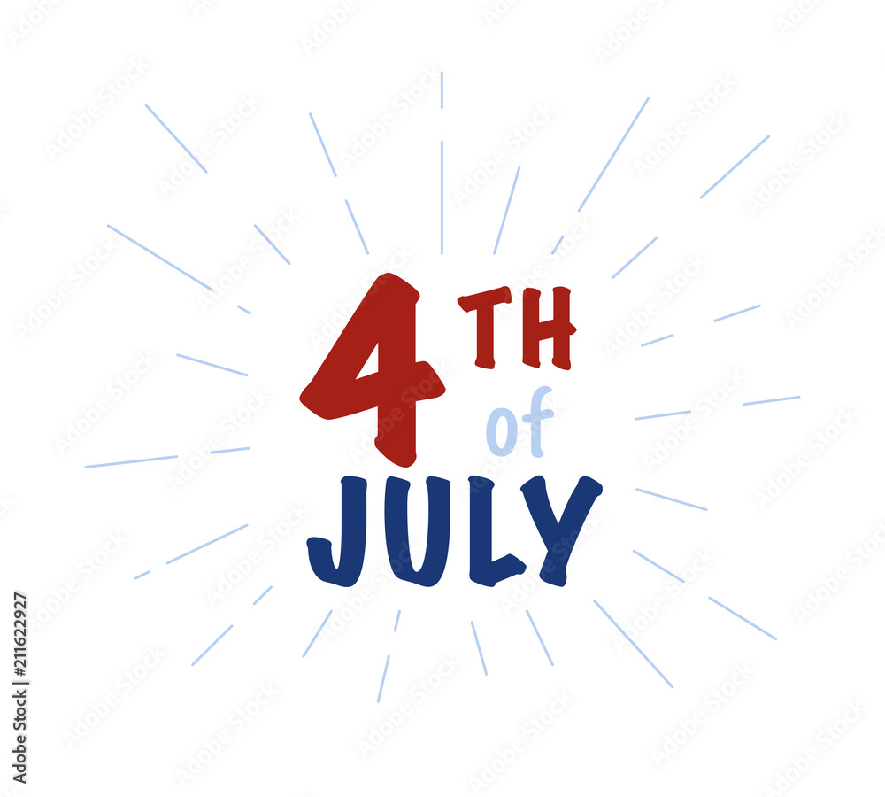 USA independence day 4th of July