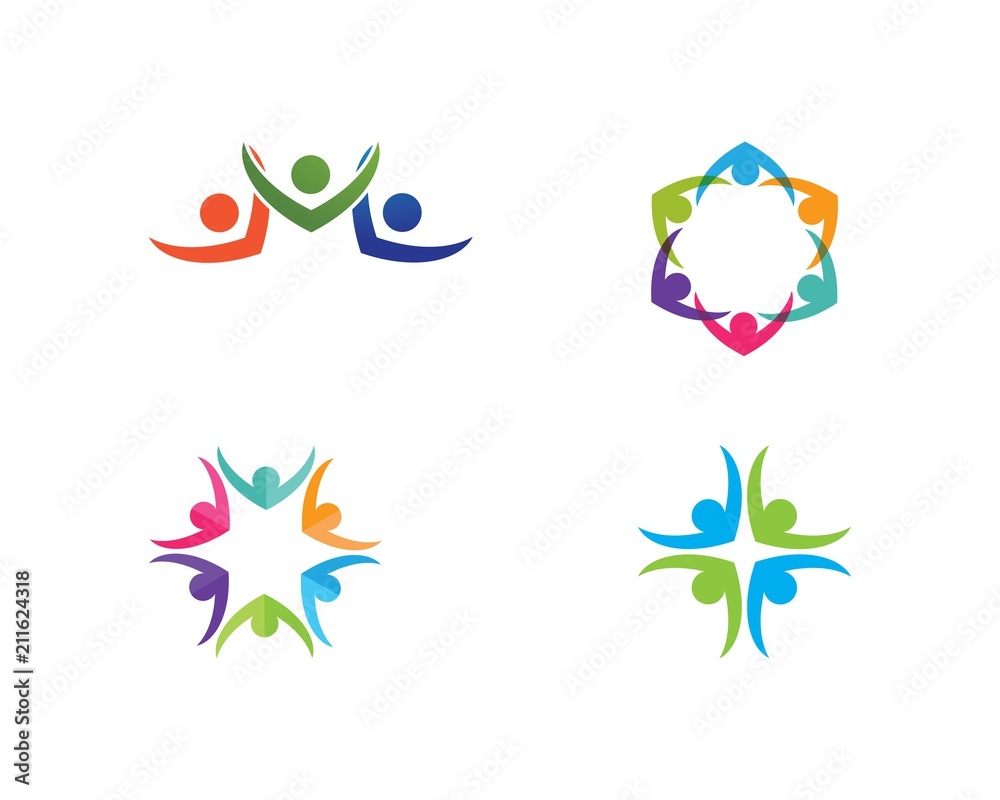 community care Logo template community care Logo template