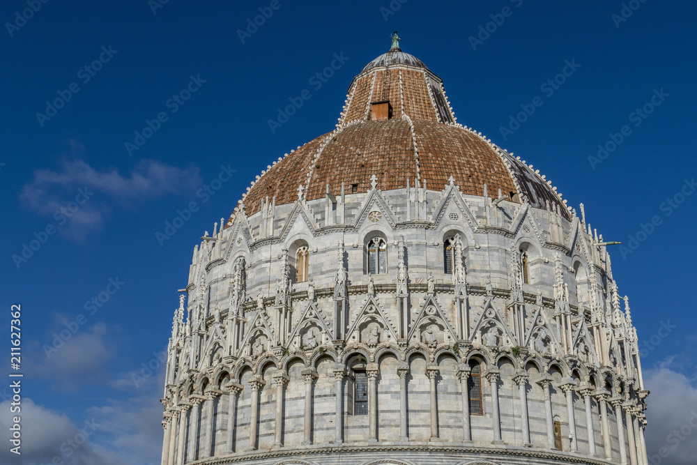 Baptistery of Pisa, Tuscany, Italy, Europe