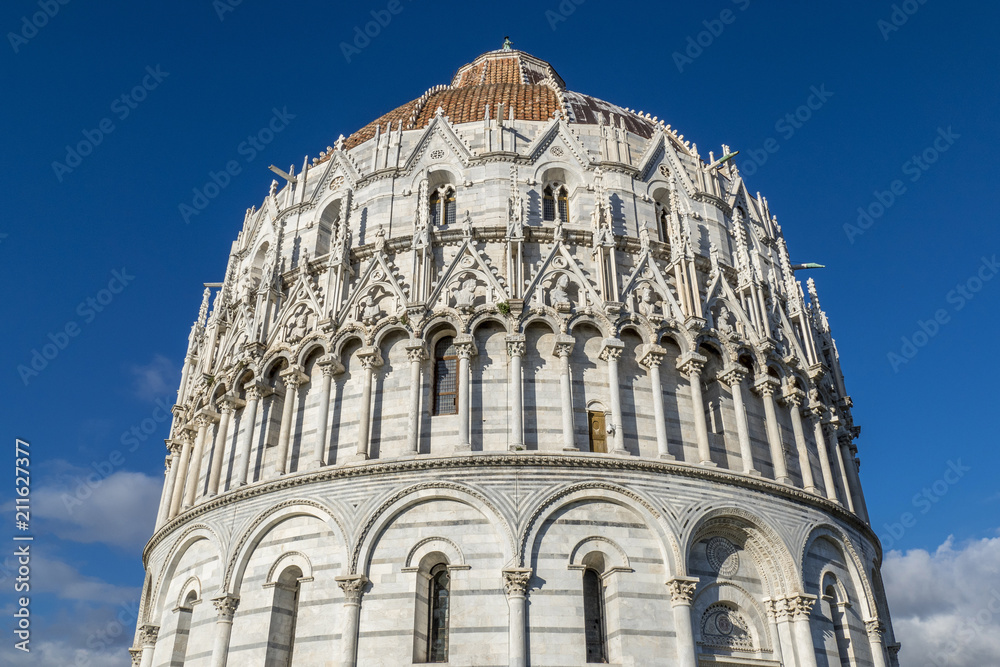 Baptistery of Pisa, Tuscany, Italy, Europe