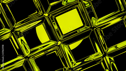 Abstract green background 3d rendering