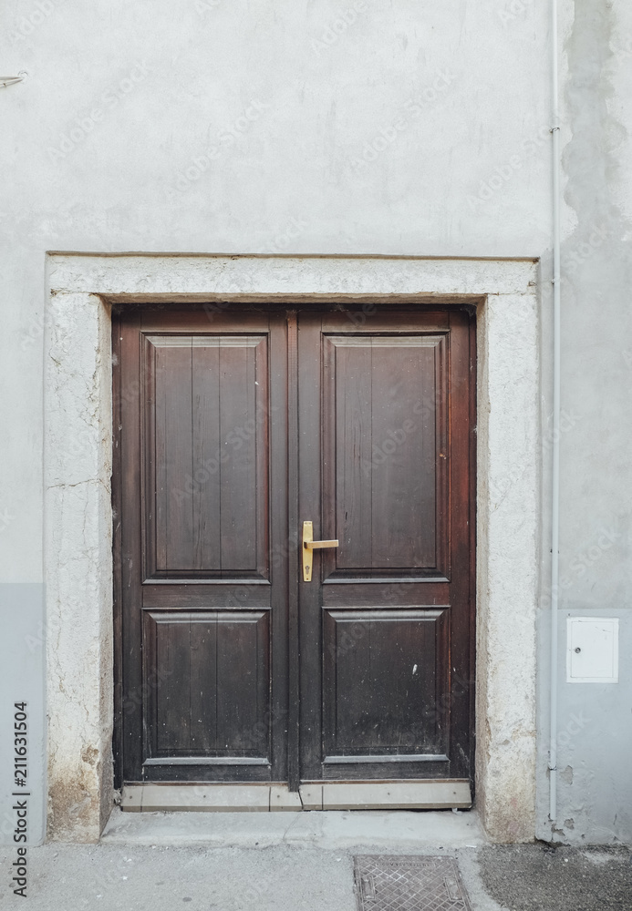 Fototapeta premium Wooden Doors in Old Town