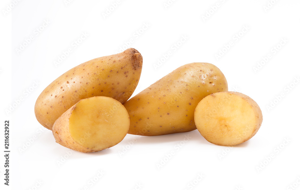 yam, sliced of yam isolated on white background yam, sliced of yam isolated on white background