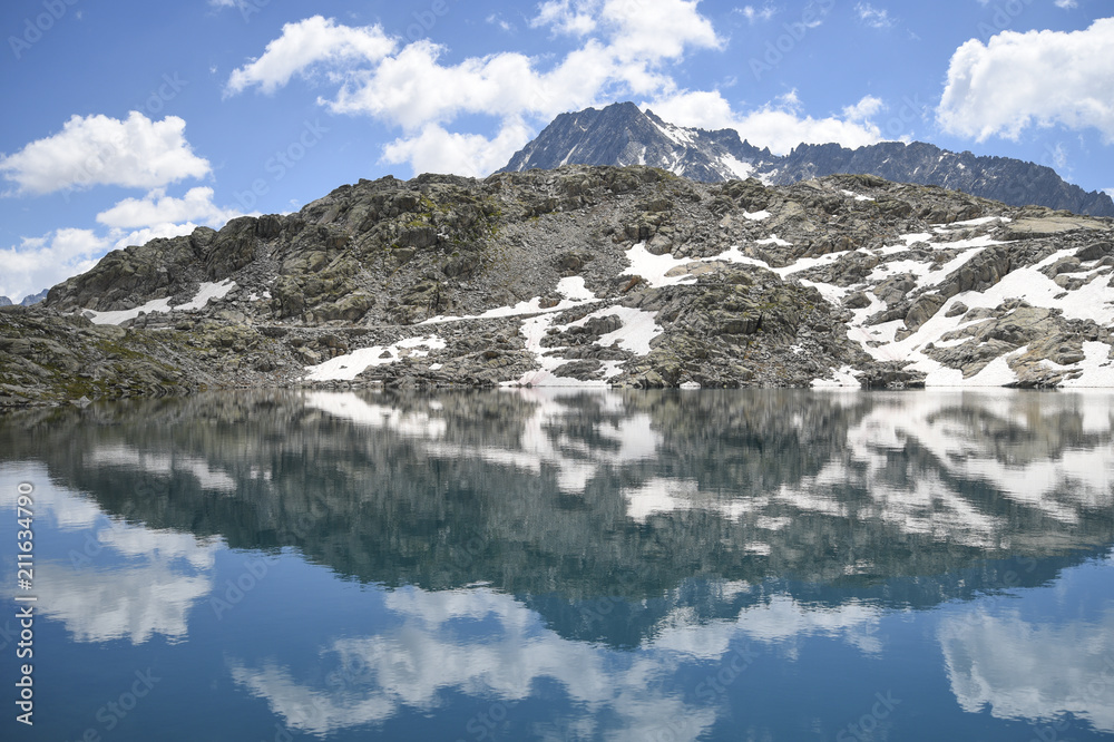 Fototapeta premium lago alpino