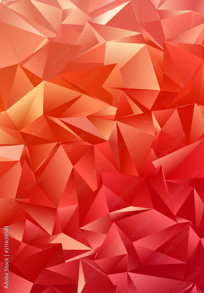 Fototapeta premium Low-Poly triangular background