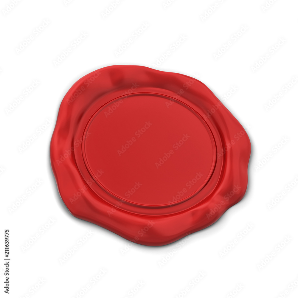 Blank wax seal Blank wax seal