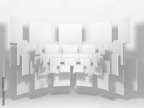 modern abstract geometric mockup minimalistic background