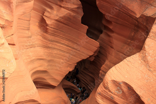 canyon di roccia rossa photo