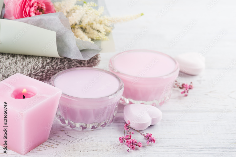 SPA composition with cosmetics SPA composition with cosmetics