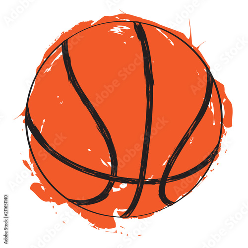 Sketch of a basketball ball