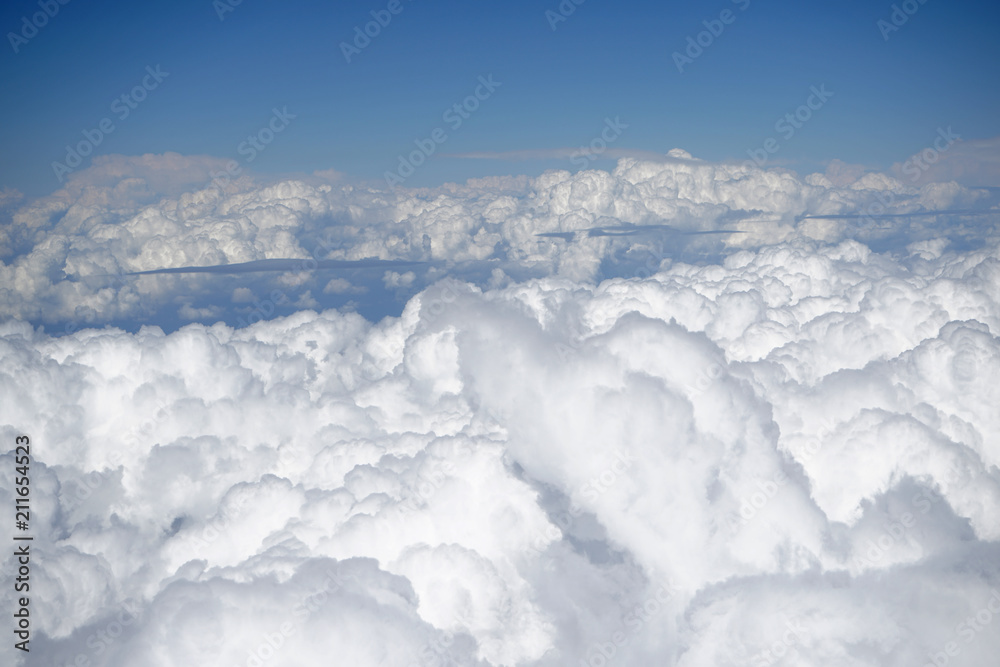 Naklejka premium Above the clouds