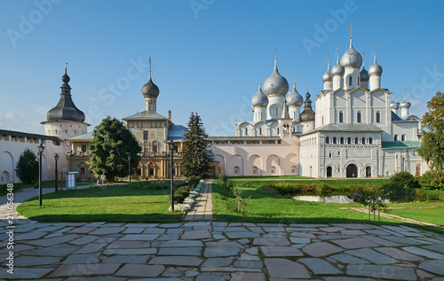 Assumption Cathedral and church of the Resurrection in Rostov Kr