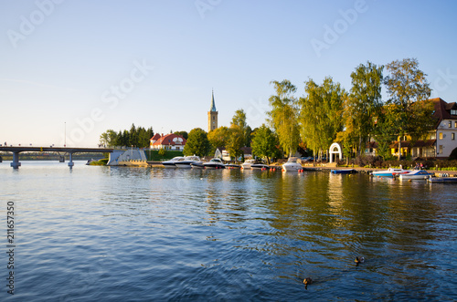 Fototapeta Naklejka Na Ścianę i Meble -  Mikolajki - capital of Masurian region, Poland