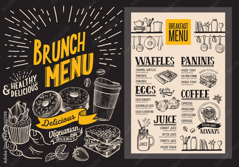 Restaurant brunch menu deals