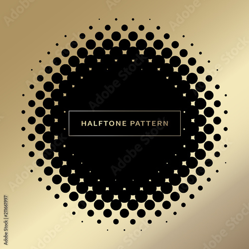 Halftone dots design, halftone background