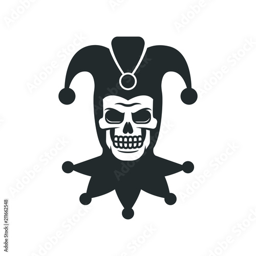 Jester skull. Joker