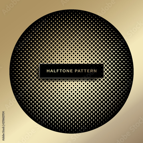 Halftone dots design, halftone background