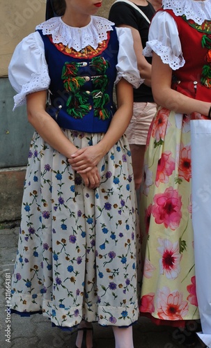 Fototapeta Stroje ludowe Łemków