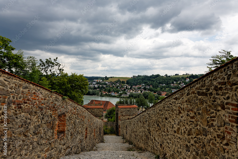 Passau - City of Three Rivers..Veste Oberhaus.