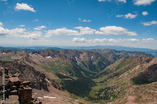 Chicago Basin comprises the upper portion of the Needle Creek watershed in the Needle Mountains, a subrange of the San Juan Mountains in the US State of Colorado. It lies within the Weminuche Wilderne