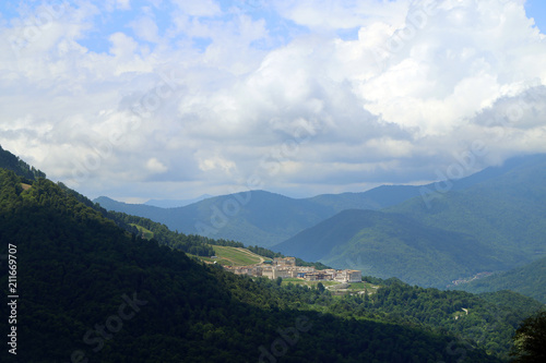 Photo of beautiful mountains