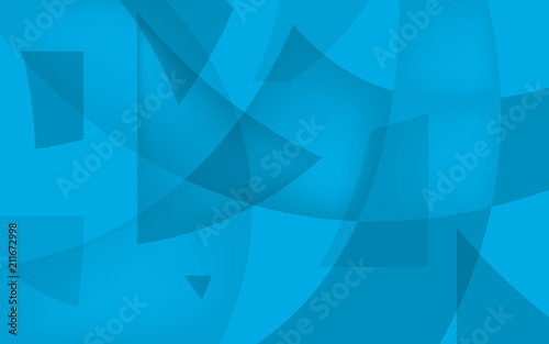 Geometric blue abstract background