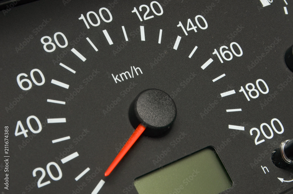 the instrument panel in the car, the speed dial on the dashboard the instrument panel in the car, the speed dial on the dashboard