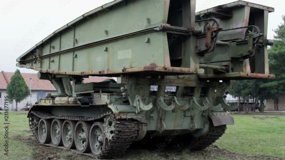 vehicle engineering - pontoon bridge