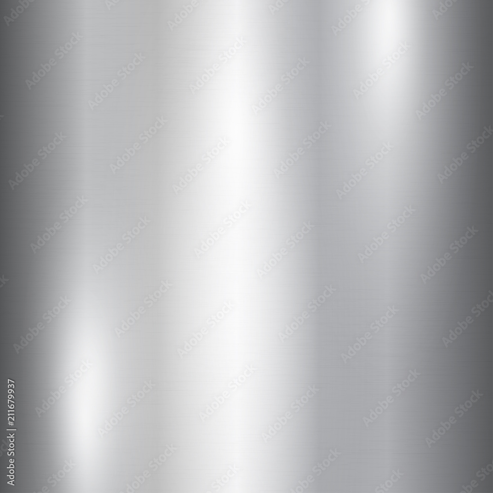 Vector foil silver metallic texture with shiny scratched surface, polished  imitation background. Brushed steel glowing surface. Ice, cold theme design  illustration for prints, posters, ads, banners. vector de Stock | Adobe  Stock
