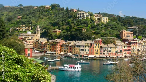Portofino picturesque ligurian colourful town - Genoa - Italy