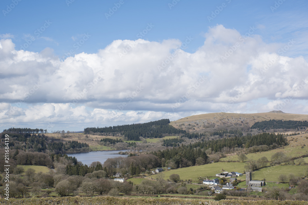 Obraz premium Panorama of Dartmoor