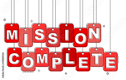 red flat line tag case mission complete