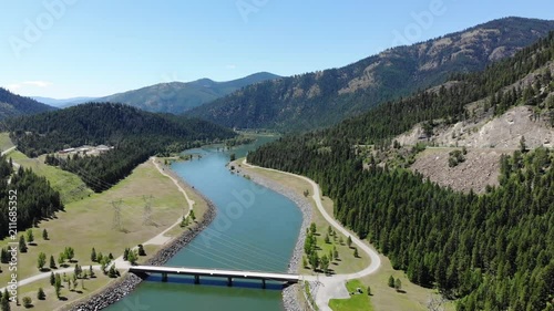 Mountains Beyond the Kootenai River photo