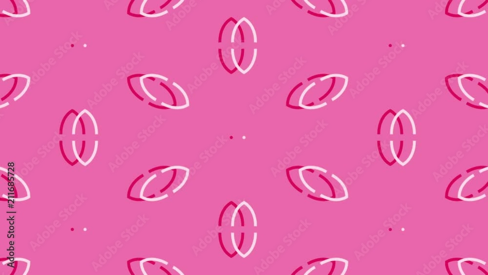 Background with animated patterns. Animation is looped, which allows you to use its necessary time.