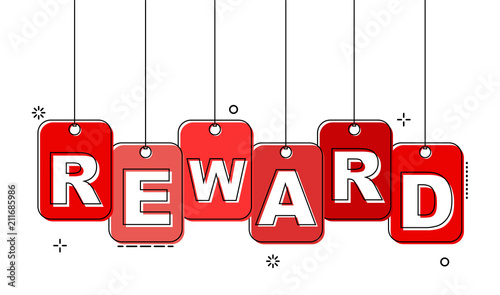 red flat line tag reward