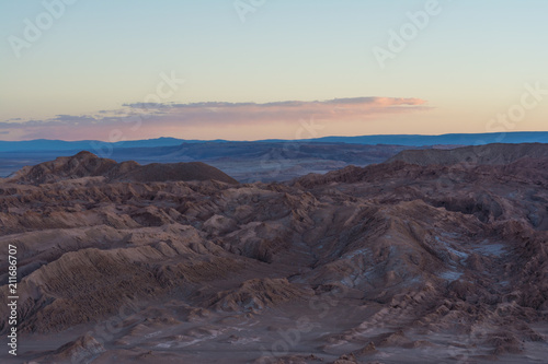 Valle de La Luna  Moon Valley   Atacama desert. Chile