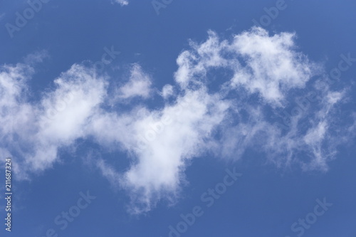 Cloudy weather. Photo of beautiful clouds. Only the sky.