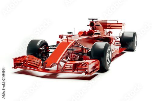 3d f1 race car render