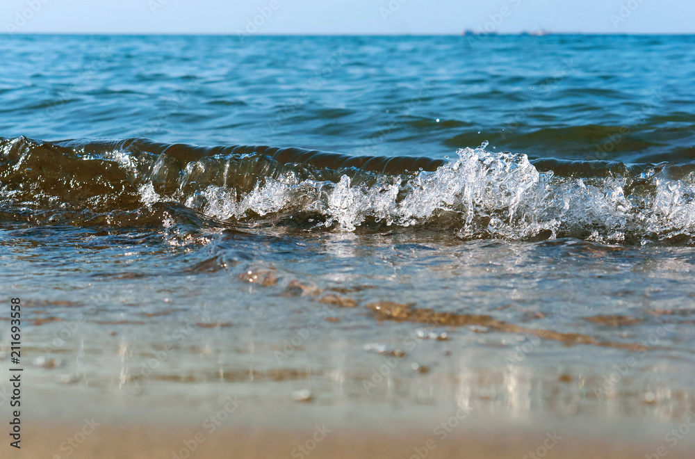 Sea coast. Waves and storms at sea. Waves on the Baltic Sea. Sea coast. Waves and storms at sea. Waves on the Baltic Sea.