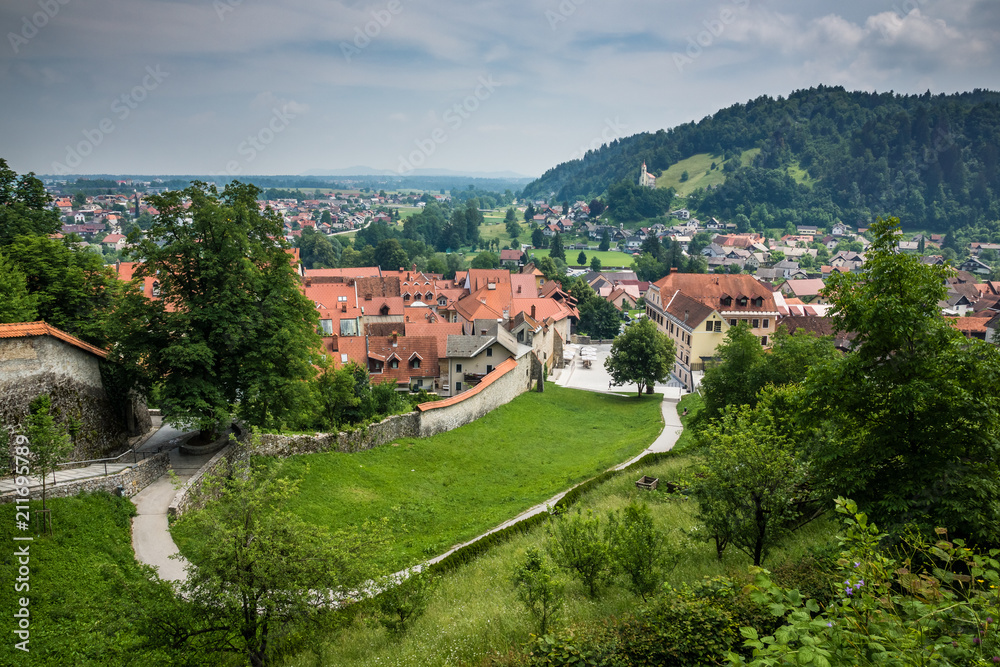 Old town in Skofja Loka, Slovenia