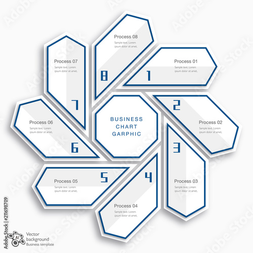 Vector Graphics #Business Chart, Design Template