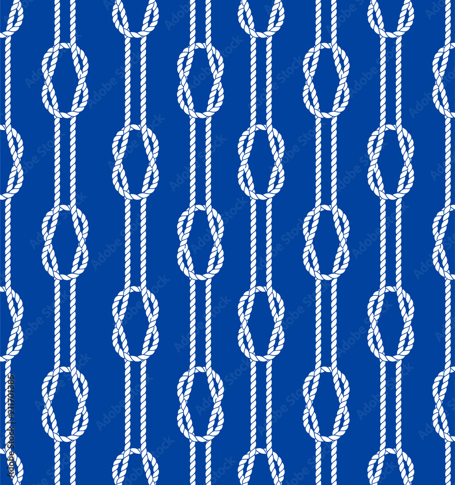 Rope seamless tied fishnet pattern. Vector Wallpaper Rope seamless tied fishnet pattern. Vector Wallpaper