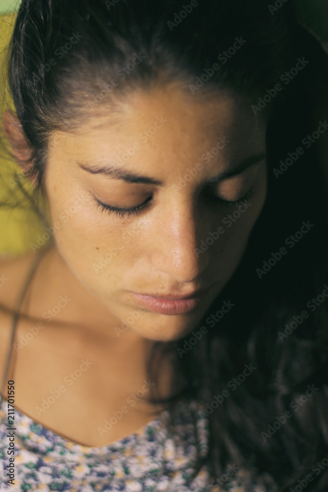 Scared woman Scared woman