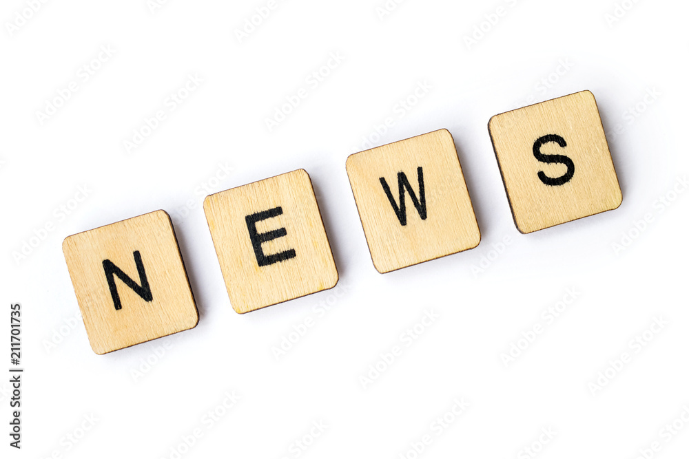 The word NEWS The word NEWS