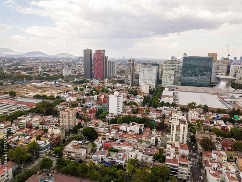 Mexico City panoramic view - Polanco photo