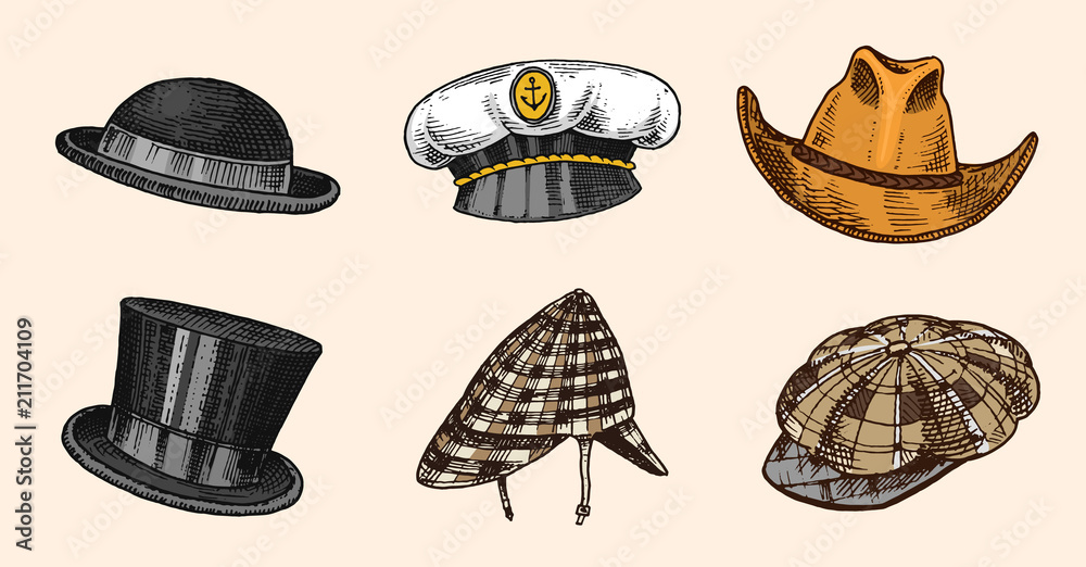 Portland Buckaroos PCHL/NWHL/WHL/WIHL Hockey Vintage Logo Cowboy Hat black  sun hat summer hats Women Hat Men's